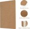 100 Pack A5 Kraft Notebooks Bulk, 8.15x5.5 Inches Graph Paper Journaling Notebooks, Notebooks for Work, Composition Notebooks for School, Journal Notebooks for Office